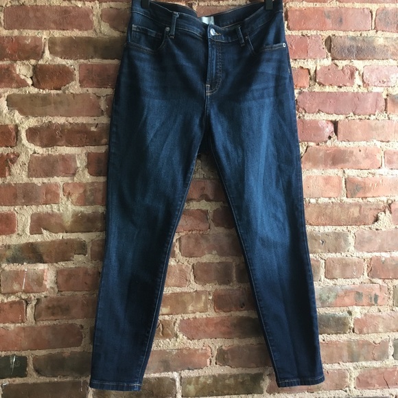 Everlane Denim - Everlane Mid Rise Skinny Jean Dark Wash